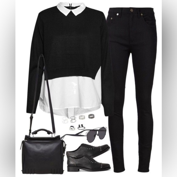 NWT Madewell Mid-Rise Skinny Skinny Black Denim Jeans, UK 31 - Picture 3 of 9